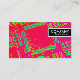 Etiqueta de borde - Circulación abstracta colorida