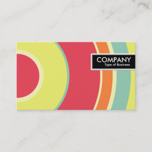 Etiqueta de borde - Círculo colorido 01