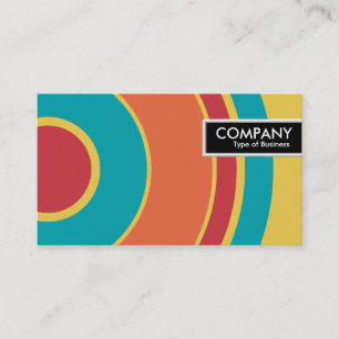 Etiqueta de borde - Círculo colorido 05