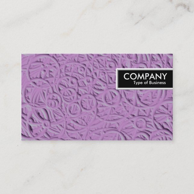 Etiqueta de borde - Círculos grabados II (Anverso)