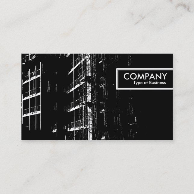 Etiqueta de borde - Construcción de alto contraste (Anverso)