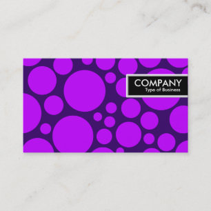 Etiqueta de borde - esporádica - tonos púrpura