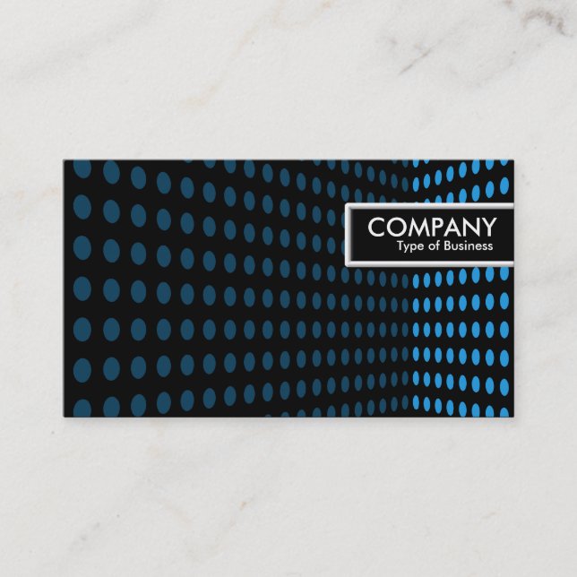 Etiqueta de borde - Esquina de tono - Azul (Anverso)