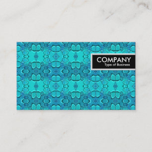 Etiqueta de borde - Festival azul Aqua