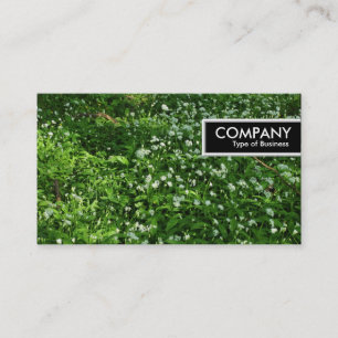 Etiqueta de borde - Flores de bosque