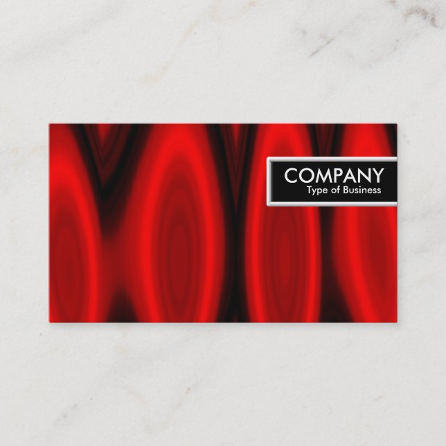 Etiqueta de borde - llamas rojas (Anverso)