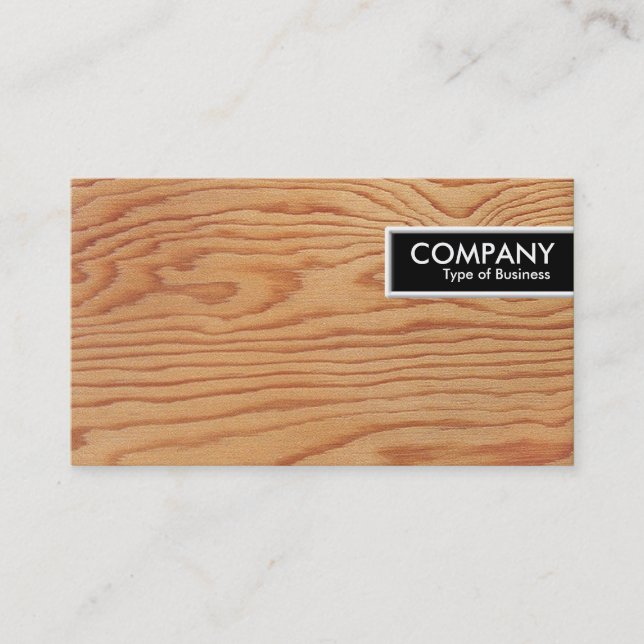 Etiqueta de borde - madera (Anverso)