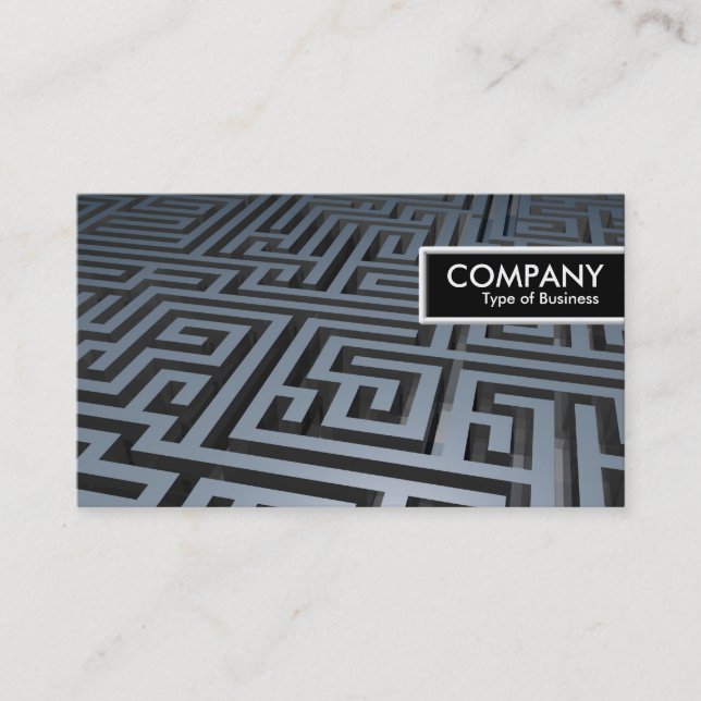 Etiqueta de borde - Maze Metalizado (Anverso)