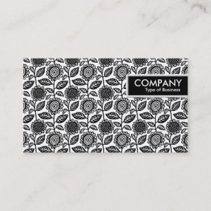 Etiqueta de borde - Modelo floral 280313