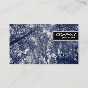 Etiqueta de borde - Otoño azul