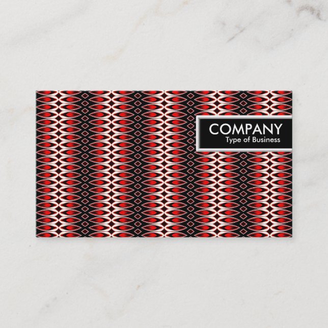 Etiqueta de borde - Patrón de llama (Anverso)