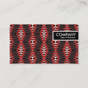 Etiqueta de borde - Patrón de llama