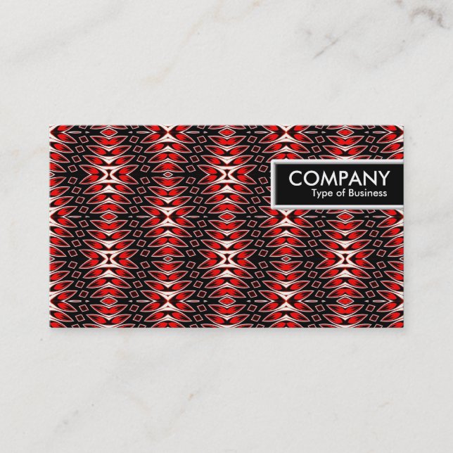 Etiqueta de borde - Patrón de llama (Anverso)