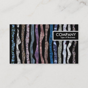 Etiqueta de borde - Rayas minerales