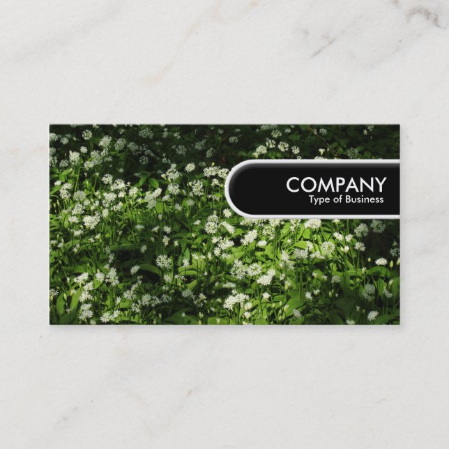 Etiqueta de borde redondeado - ajo de viento (Anverso)