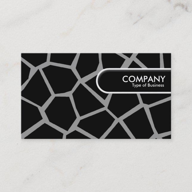 Etiqueta de borde redondeado - Gris GoGiraffe 9999 (Anverso)