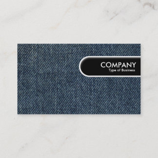 Etiqueta de borde redondeado - Jeans azules antigu