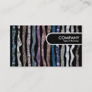 Etiqueta de borde redondeado - Rayas minerales