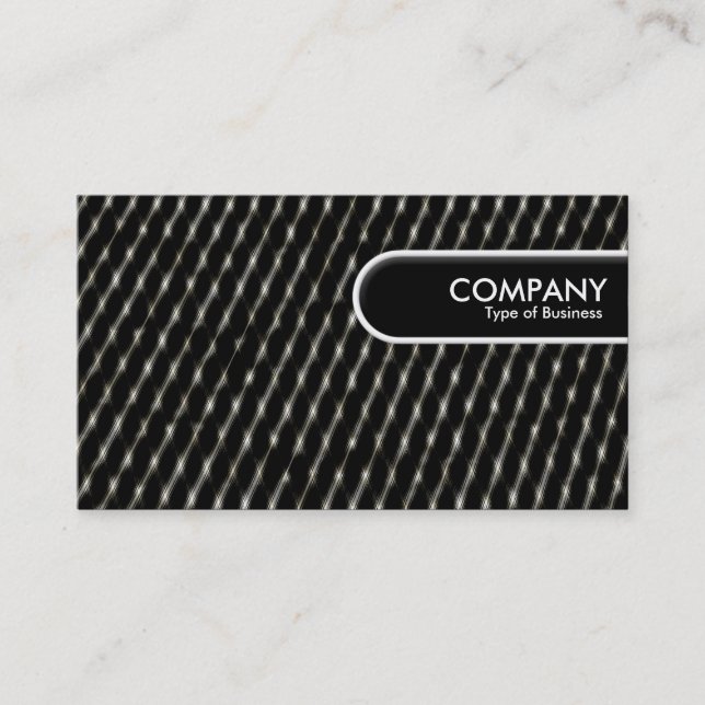 Etiqueta de borde redondeado - Red oscura (Anverso)