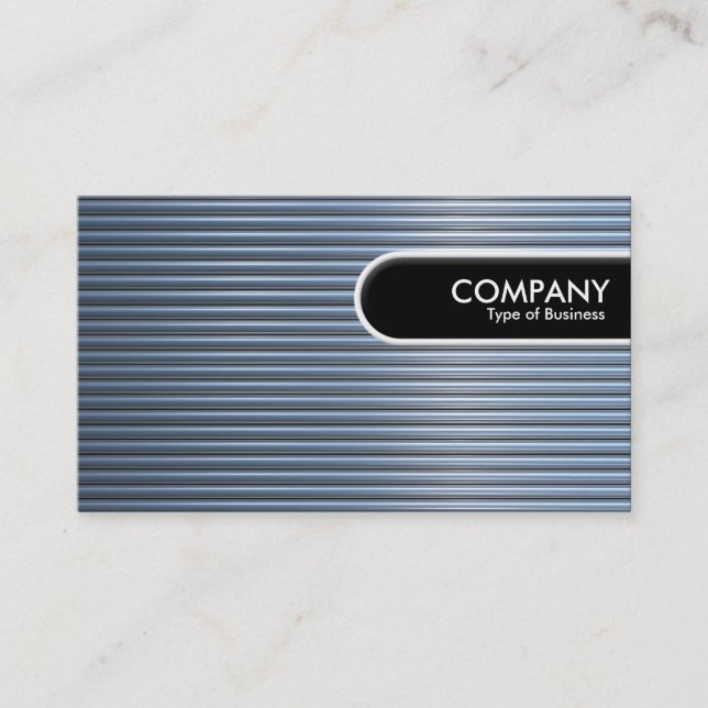 Etiqueta de borde redondeado - Tubos cromados (Anverso)