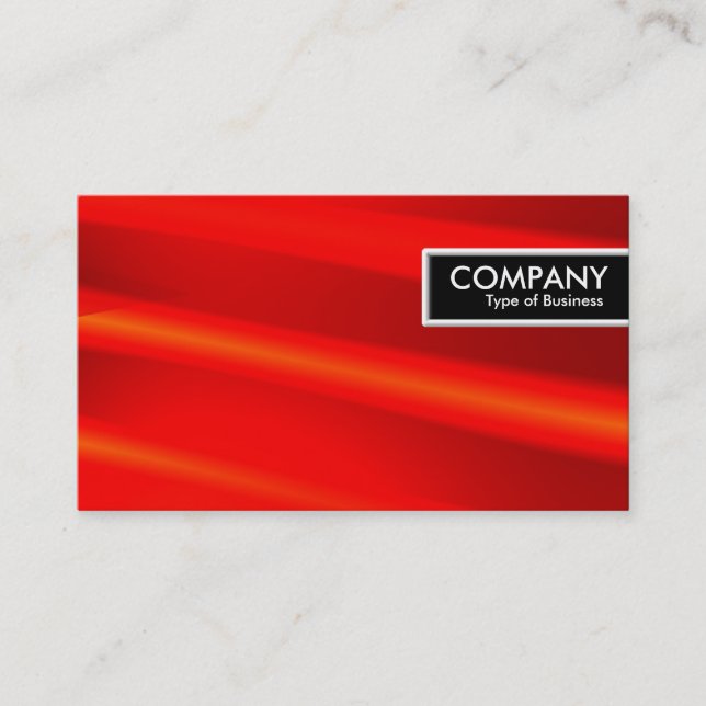 Etiqueta de borde - rojo caliente 01 (Anverso)