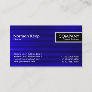 Etiqueta de borde - Textura azul cepillado