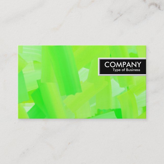 Etiqueta de borde - verde pintado (Anverso)