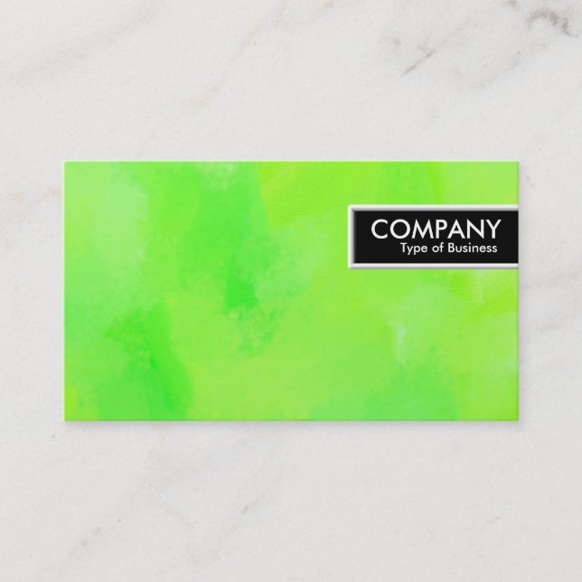 Etiqueta de borde - verde pintado II (Anverso)