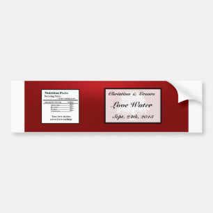 Etiqueta de botella de agua Árbol blanco franjas n