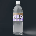 Etiqueta de botella de agua Baby Q - Purple<br><div class="desc">Bebé perfecto Q Item para celebrar a los padres.</div>