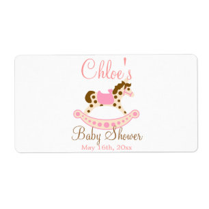 Etiqueta de botella de agua Baby Shower para cabal