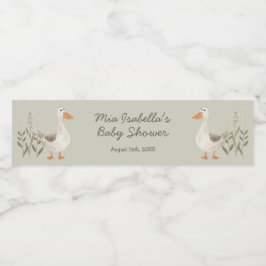 Etiqueta de botella de agua de Baby Shower de colo