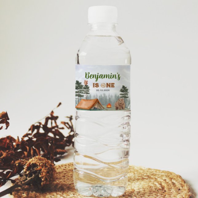 Etiqueta de botella de agua de cumpleaños de Campi (Subido por el creador)