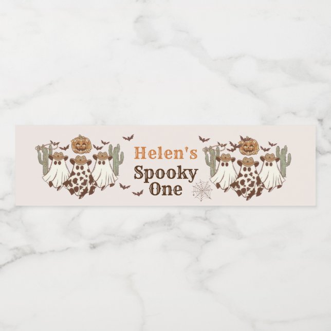 Etiqueta de botella de agua de la fiesta de cumple (Etiqueta única)