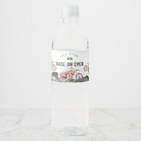 Etiqueta de botella de agua de la fiesta de cumple