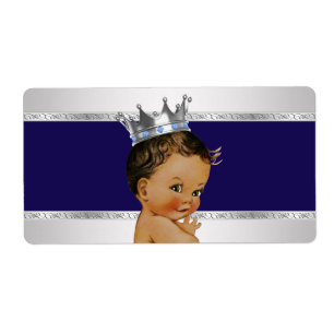 Etiqueta de botella de agua para baby shower del P