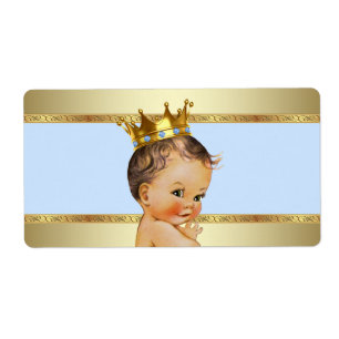 Etiqueta de botella de agua para Baby Shower del P