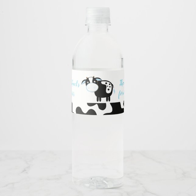 Etiqueta de botella de agua para bebé niño de gran (Anverso)