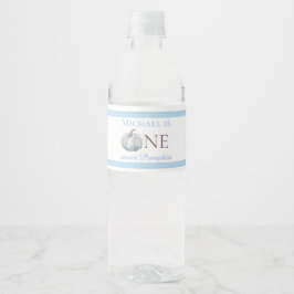 Etiqueta de botella de agua para cumpleaños número