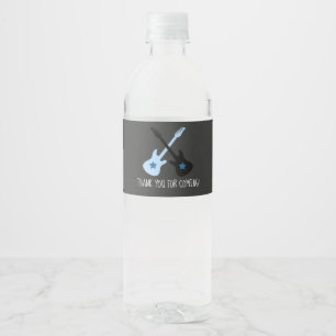 Etiqueta de botella de agua para ducha de bebé niñ