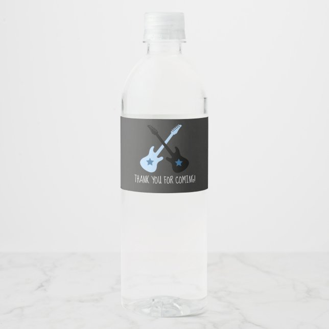 Etiqueta de botella de agua para ducha de bebé niñ (Anverso)