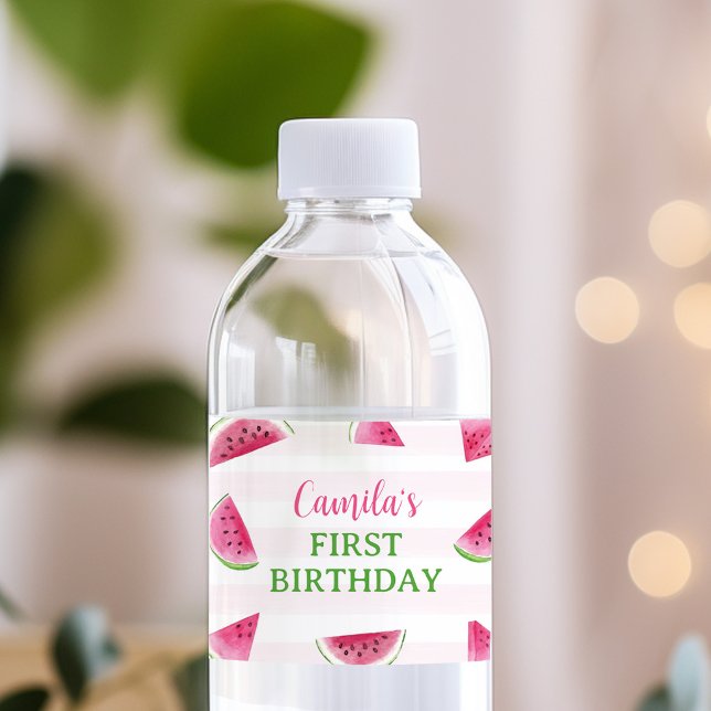 Etiqueta de Botella de Agua para Fiesta de Cumplea (Subido por el creador)