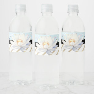 Etiqueta de botella de agua para fiesta de cumplea