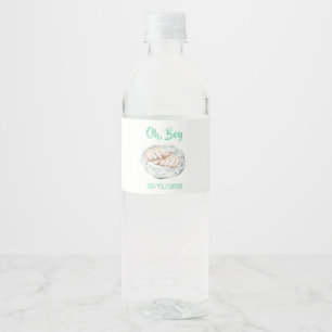 Etiqueta de botella de agua para niños