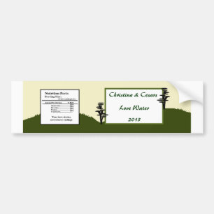 Etiqueta de botella de agua Templo de la Colina Ve
