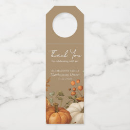 Etiqueta de Botella de Caramelo Floral Suave para
