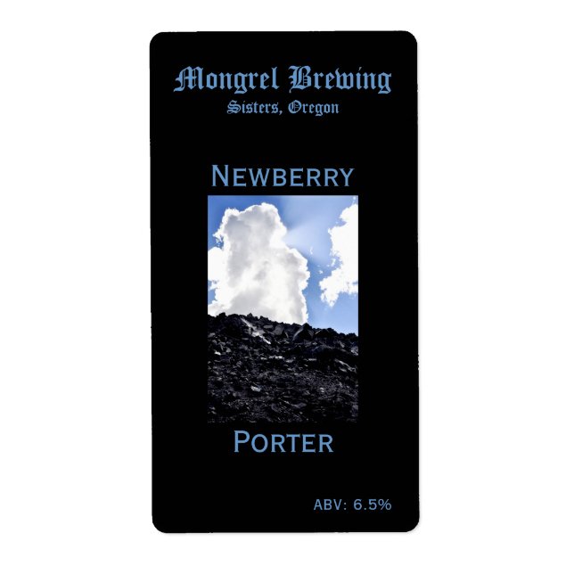 Etiqueta de botella de cerveza (Frente)