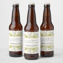 Etiqueta de Botella de Cerveza para Baby Shower 'M