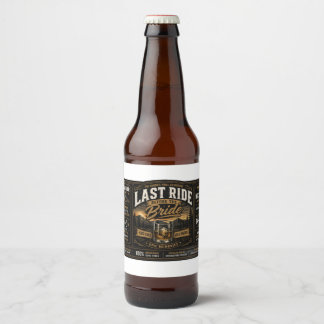 Etiqueta de botella de cerveza personalizada para