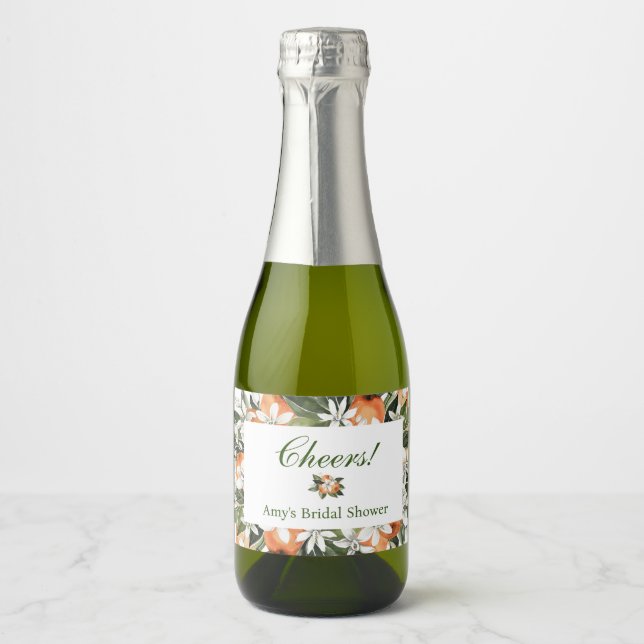 Etiqueta de Botella de Champagne Mini Main Squeeze (Anverso)